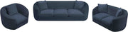 Penelope 66.5" Chenille Fabric Upholstered Upholstered Loveseat in Blue - 44073Navy-L