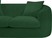 Penelope 66.5" Chenille Fabric Upholstered Upholstered Loveseat in Green - 44073Green-L