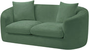 Penelope 66.5" Chenille Fabric Upholstered Upholstered Loveseat in Green - 44073Green-L