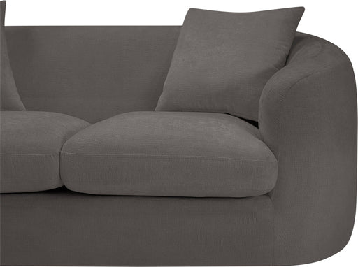 Penelope 66.5" Chenille Fabric Upholstered Upholstered Loveseat in Grey - 44073Grey-L
