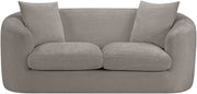 Penelope 66.5" Chenille Fabric Upholstered Upholstered Loveseat in Grey - 44073Grey-L