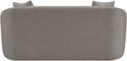 Penelope 66.5" Chenille Fabric Upholstered Upholstered Loveseat in Grey - 44073Grey-L