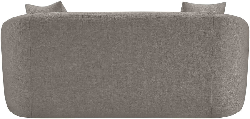 Penelope 66.5" Chenille Fabric Upholstered Upholstered Loveseat in Grey - 44073Grey-L