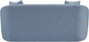 Penelope 66.5" Chenille Fabric Upholstered Upholstered Loveseat in Light Blue - 44073LtBlu-L