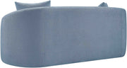Penelope 66.5" Chenille Fabric Upholstered Upholstered Loveseat in Light Blue - 44073LtBlu-L