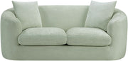 Penelope 66.5" Chenille Fabric Upholstered Upholstered Loveseat in Mint - 44073Mint-L