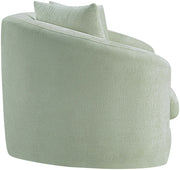 Penelope 66.5" Chenille Fabric Upholstered Upholstered Loveseat in Mint - 44073Mint-L