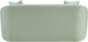Penelope 66.5" Chenille Fabric Upholstered Upholstered Loveseat in Mint - 44073Mint-L