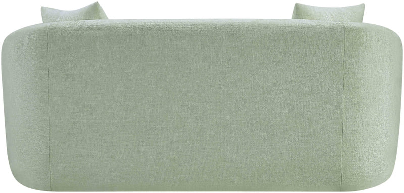 Penelope 66.5" Chenille Fabric Upholstered Upholstered Loveseat in Mint - 44073Mint-L