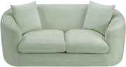 Penelope 66.5" Chenille Fabric Upholstered Upholstered Loveseat in Mint - 44073Mint-L