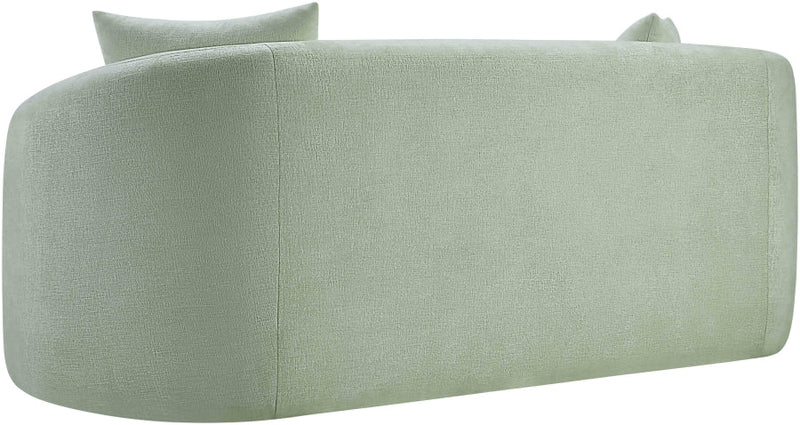 Penelope 66.5" Chenille Fabric Upholstered Upholstered Loveseat in Mint - 44073Mint-L