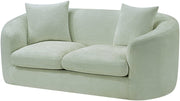 Penelope 66.5" Chenille Fabric Upholstered Upholstered Loveseat in Mint - 44073Mint-L