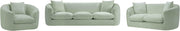 Penelope 66.5" Chenille Fabric Upholstered Upholstered Loveseat in Mint - 44073Mint-L