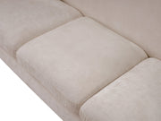 Penelope 92.5" Chenille Fabric Upholstered Upholstered Sofa in Beige - 44073Beige-S