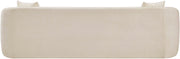 Penelope 92.5" Chenille Fabric Upholstered Upholstered Sofa in Beige - 44073Beige-S