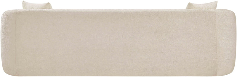 Penelope 92.5" Chenille Fabric Upholstered Upholstered Sofa in Beige - 44073Beige-S
