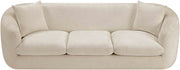 Penelope 92.5" Chenille Fabric Upholstered Upholstered Sofa in Beige - 44073Beige-S