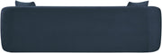 Penelope 92.5" Chenille Fabric Upholstered Upholstered Sofa in Blue - 44073Navy-S