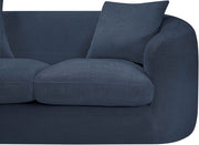 Penelope 92.5" Chenille Fabric Upholstered Upholstered Sofa in Blue - 44073Navy-S