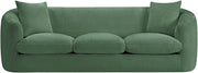 Penelope 92.5" Chenille Fabric Upholstered Upholstered Sofa in Green - 44073Green-S