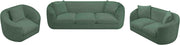 Penelope 92.5" Chenille Fabric Upholstered Upholstered Sofa in Green - 44073Green-S