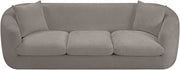 Penelope 92.5" Chenille Fabric Upholstered Upholstered Sofa in Grey - 44073Grey-S