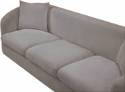 Penelope 92.5" Chenille Fabric Upholstered Upholstered Sofa in Grey - 44073Grey-S