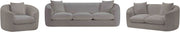 Penelope 92.5" Chenille Fabric Upholstered Upholstered Sofa in Grey - 44073Grey-S