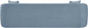 Penelope 92.5" Chenille Fabric Upholstered Upholstered Sofa in Light Blue - 44073LtBlu-S