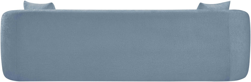 Penelope 92.5" Chenille Fabric Upholstered Upholstered Sofa in Light Blue - 44073LtBlu-S