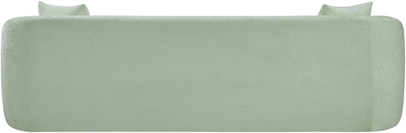 Penelope 92.5" Chenille Fabric Upholstered Upholstered Sofa in Mint - 44073Mint-S