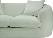 Penelope 92.5" Chenille Fabric Upholstered Upholstered Sofa in Mint - 44073Mint-S