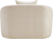 Penelope Chenille Fabric Upholstered Accent Chair in Beige - 44073Beige-C