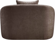 Penelope Chenille Fabric Upholstered Accent Chair in Brown - 44073Brown-C