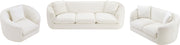 Penelope Chenille Fabric Upholstered Accent Chair in Cream - 44073Cream-C