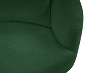 Penelope Chenille Fabric Upholstered Accent Chair in Green - 44073Green-C