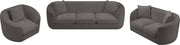 Penelope Chenille Fabric Upholstered Accent Chair in Grey - 44073Grey-C