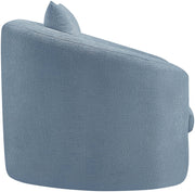 Penelope Chenille Fabric Upholstered Accent Chair in Light Blue - 44073LtBlu-C