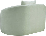 Penelope Chenille Fabric Upholstered Accent Chair in Mint - 44073Mint-C