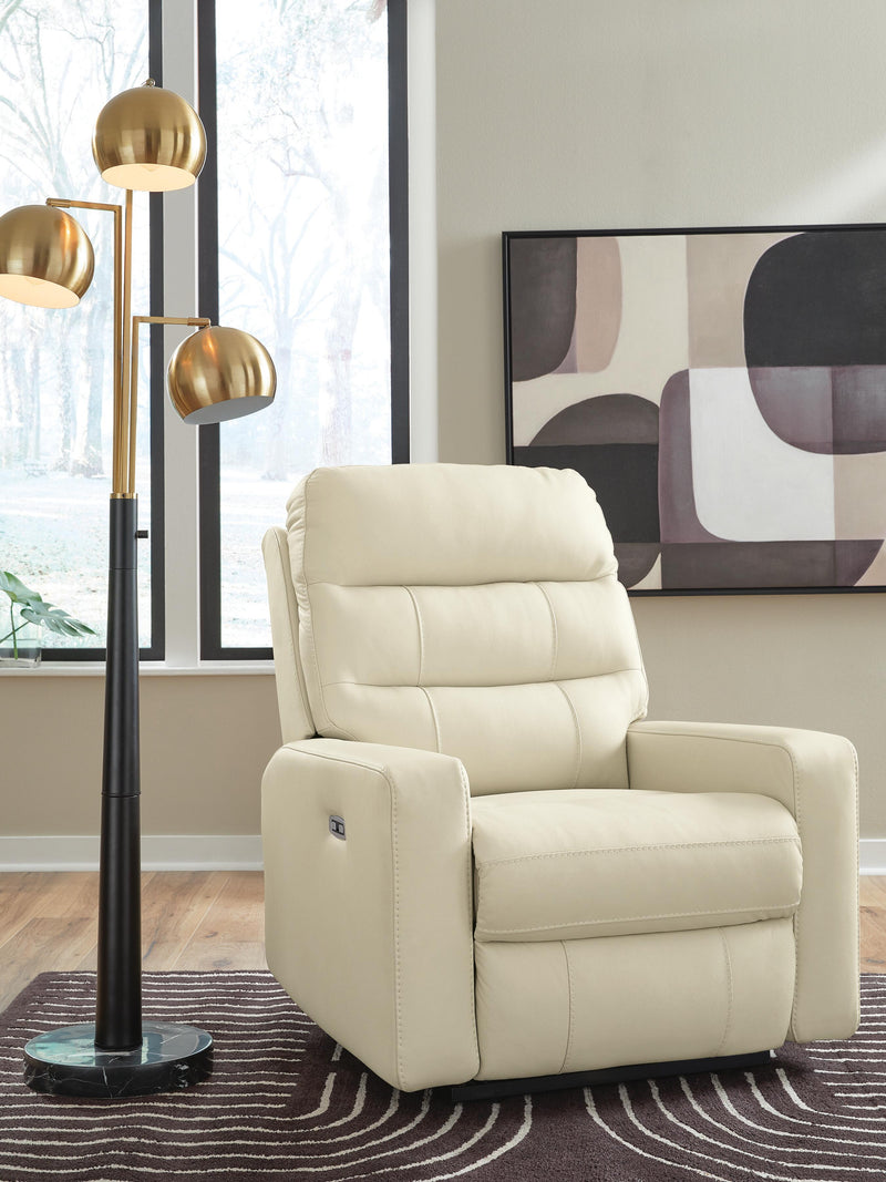 Pennacle Pier Canvas Power Recliner - PCU1350213