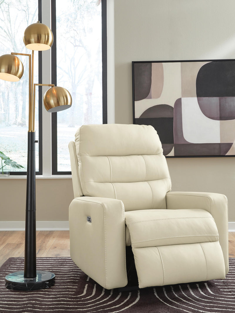 Pennacle Pier Canvas Power Recliner - PCU1350213