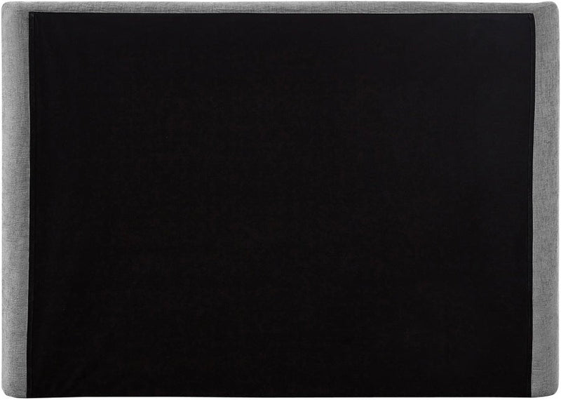 Penny Chenille Fabric King Bed Grey - Gate FurnitureKing Bed