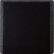 Penny Linen Textured Fabric Twin Bed Black - Gate FurnitureTwin Bed