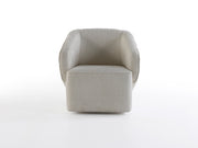 Peonya 4-pieces (2 Sofa & 2 Chair) Livingroom - With Leg in Cream - Brown - 200-ZEN-PEO-CRE-BRO-L-3311