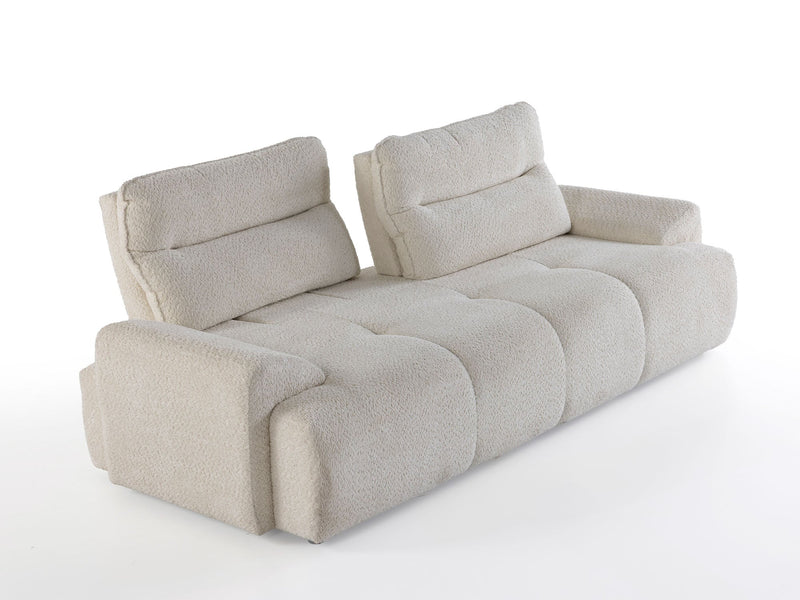 Peonya Convertible Sofa - With Leg in Brown - 200-ZEN-PEO-BRO-L-3