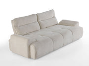 Peonya Convertible Sofa - With Leg in Brown - 200-ZEN-PEO-BRO-L-3