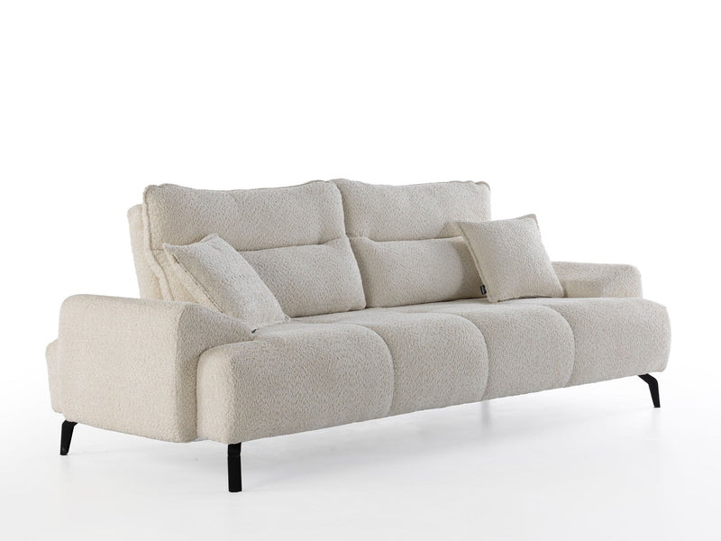 Peonya Convertible Sofa - With Leg in Brown - 200-ZEN-PEO-BRO-L-3
