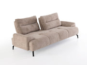 Peonya Convertible Sofa - With Leg in Brown - 200-ZEN-PEO-BRO-L-3