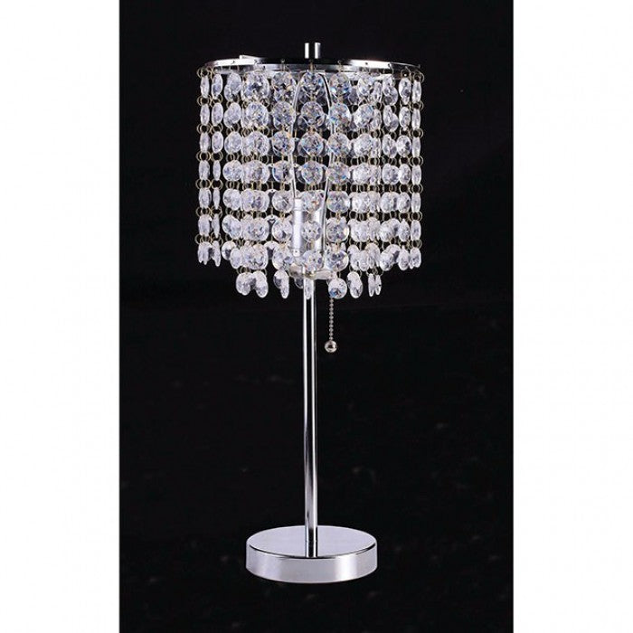 Perla Chrome Table Lamp - L78135C