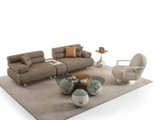 Perlasee 4-pieces (Module Sofa & Sofa & 2 Chair) Livingroom in Cream - Brick - 200-ELI-PER-JESY-39-JESY-56-33M11